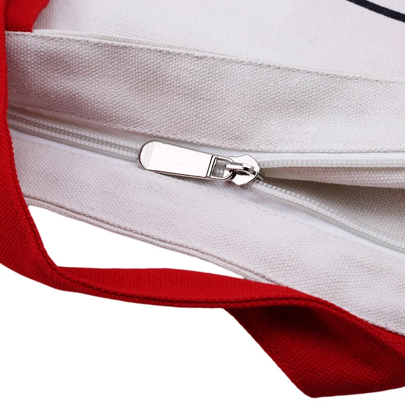 Striped Tote Bag