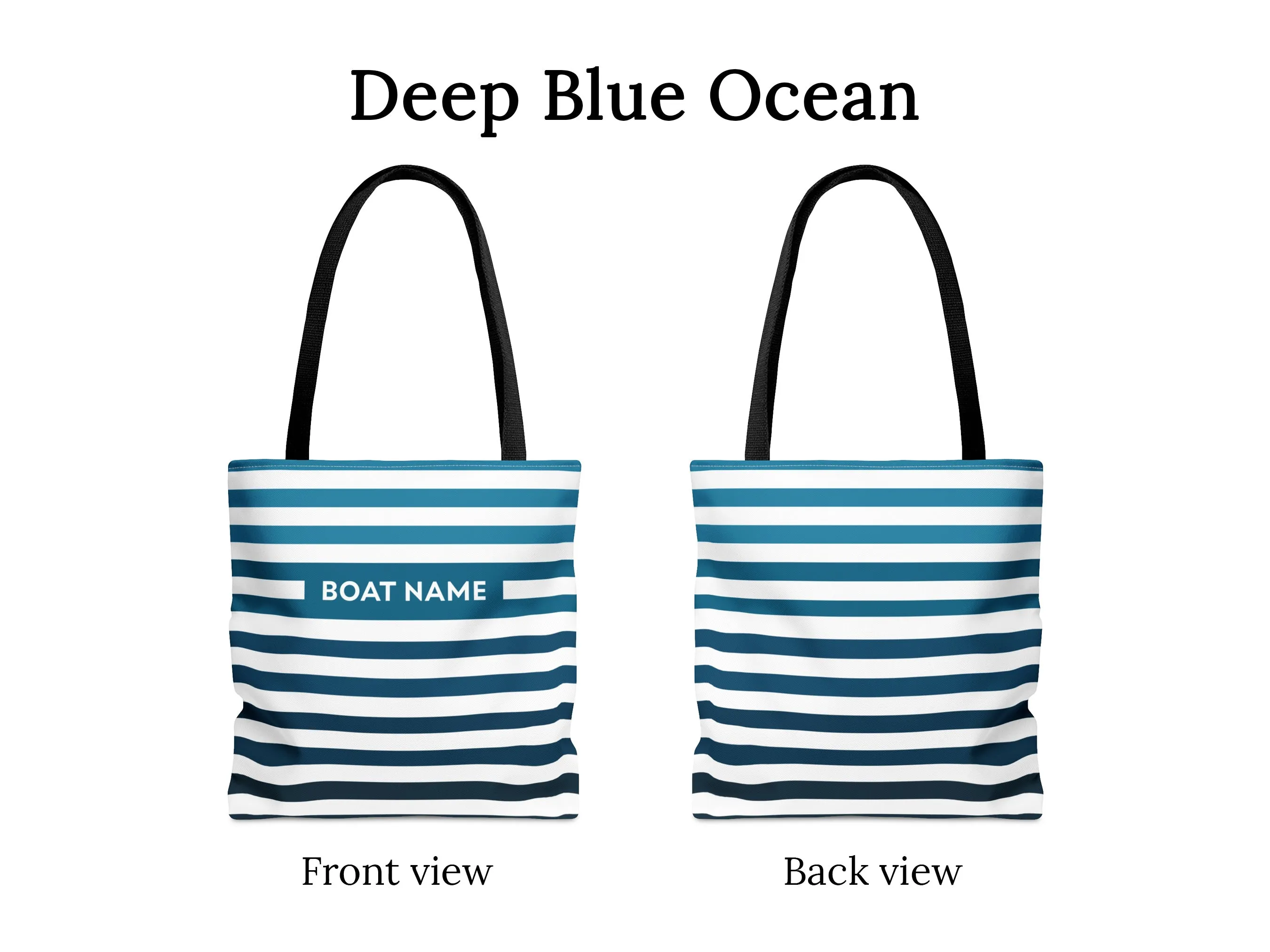Striped Yacht Tote Bag | Upwind Design