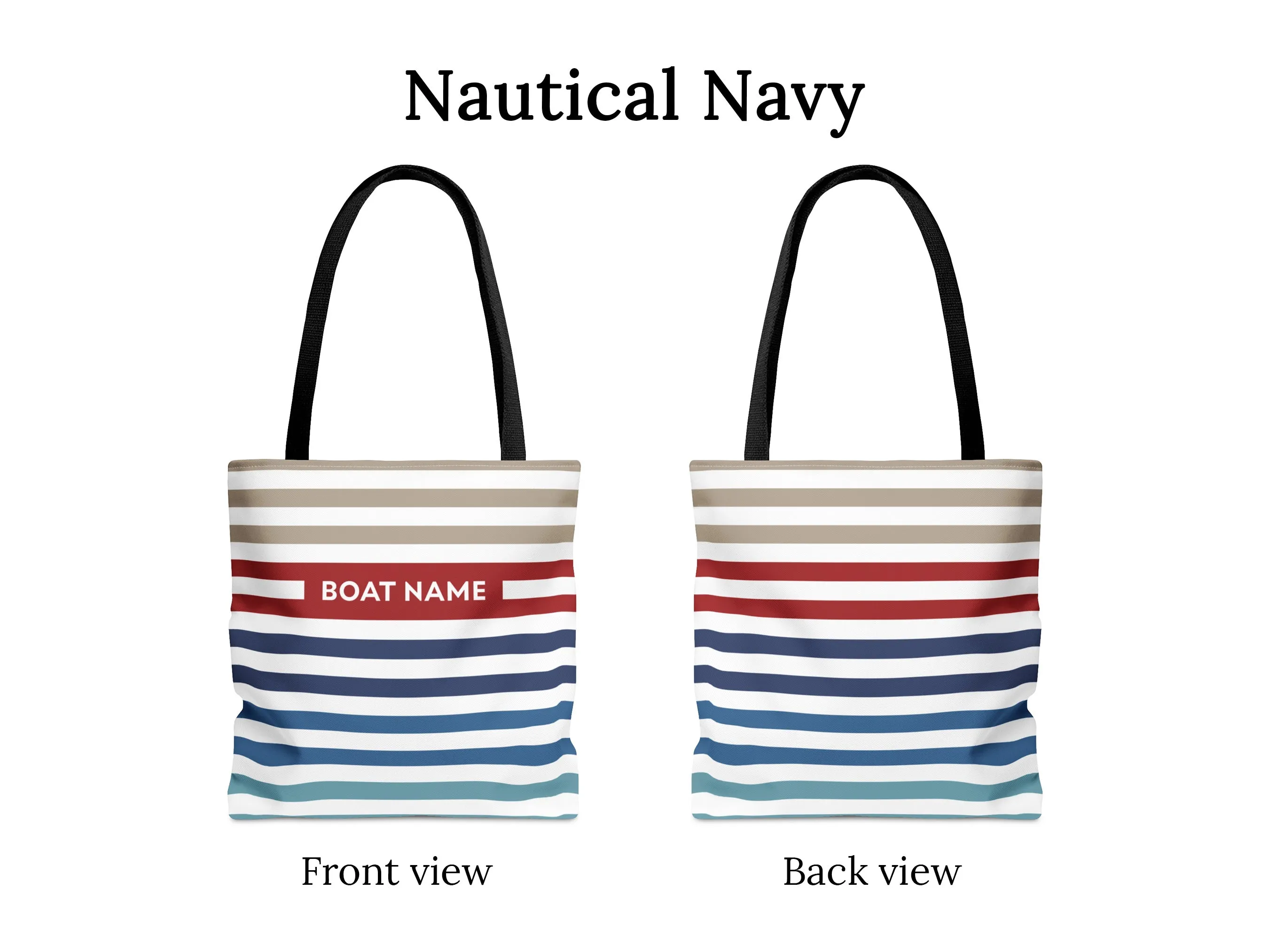 Striped Yacht Tote Bag | Upwind Design