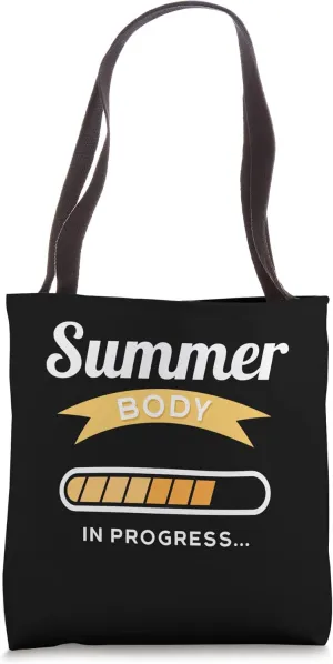 Summer Body in Progress Summer Vacation Tote Bag