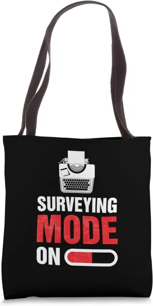Surveying mode on - Journalist Tote Bag