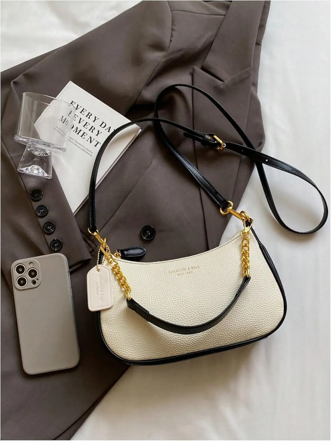 SweatyRocks Shoulder Bags for Women Crossbody Purses Leather Clutch Hobo Purse Handbags