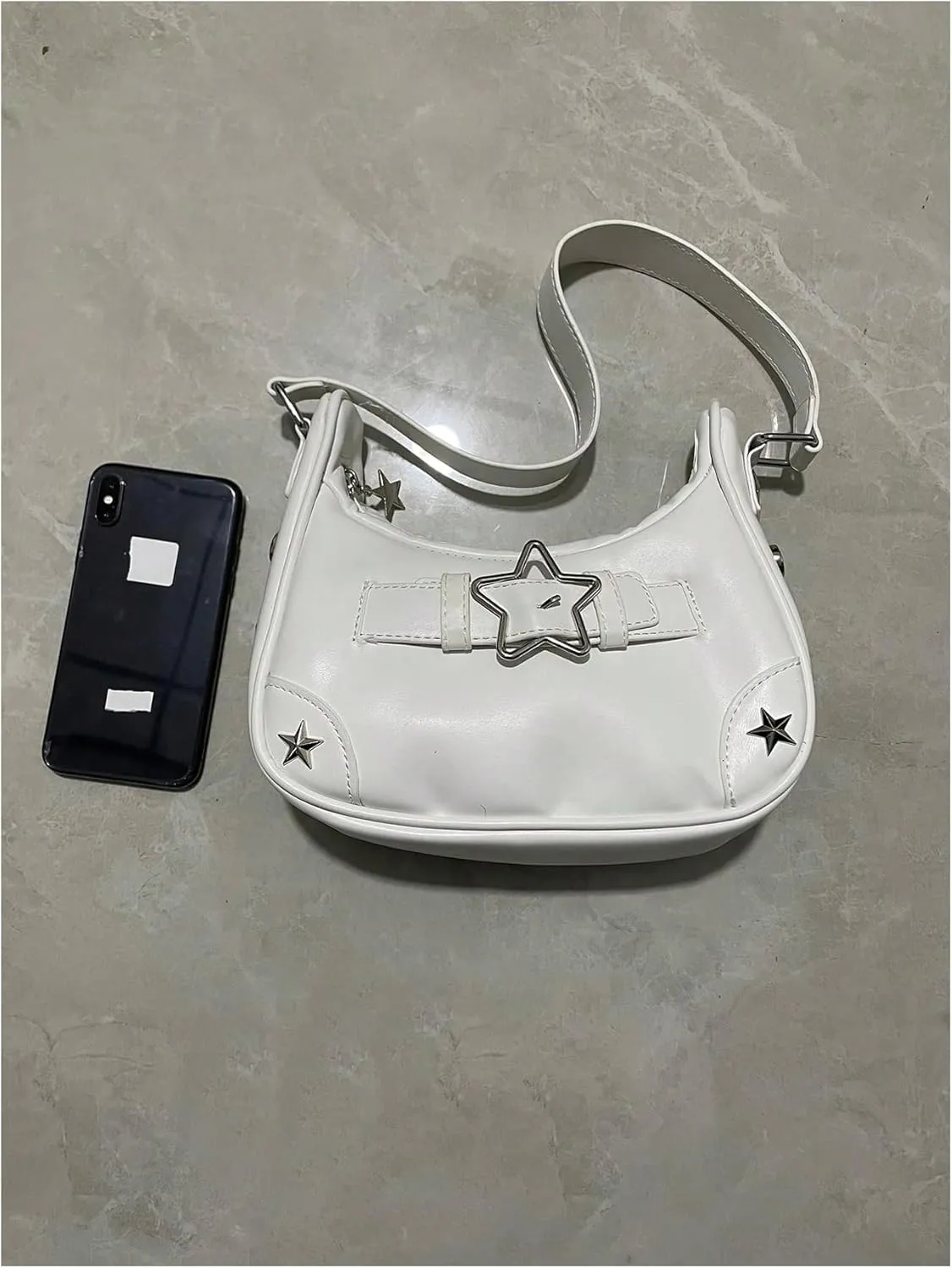 SweatyRocks Women's Casual Pattern Y2K Flap Handle Shoulder Bag Mini Chain Handbags Purses