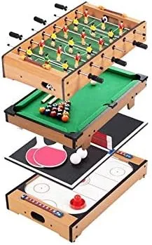 Table Football Billiards ice Hockey Children Billiards Boys Portable Mini Table Football/Billiards