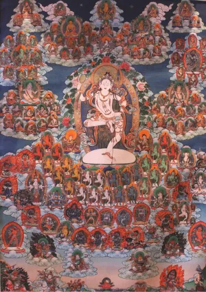 THANGKA | Machig Labdrön Lineage Tree