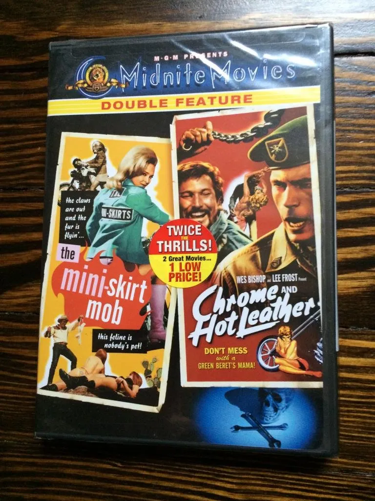 The Mini-Skirt Mob/Chrome and Hot Leather (Midnite Movies Double Feature) [DVD] DVD – DVD, January 31, 2006