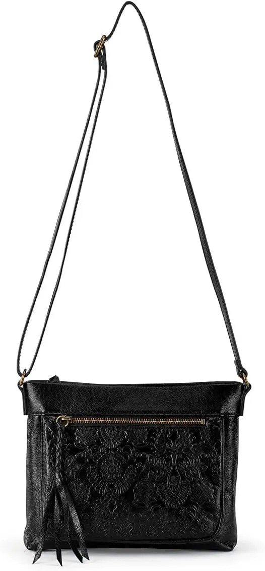 The Sak Womens Sanibel Leather Mini CrossBody Bag