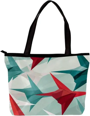 The Tote Bag For Women,Purses For Women,Handbags For Women,Abstract Paper Cranes Handbags