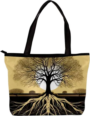 The Tote Bag For Women,Purses For Women,Handbags For Women,African Grassland Tree Root Handbags