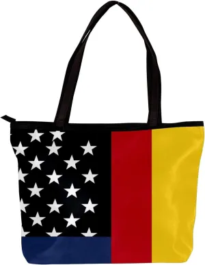 The Tote Bag For Women,Purses For Women,Handbags For Women,American and German Flag Handbags