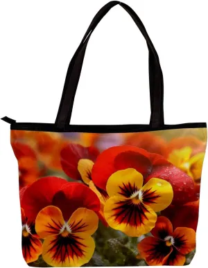 The Tote Bag For Women,Purses For Women,Handbags For Women,Butterfly Flowers Handbags