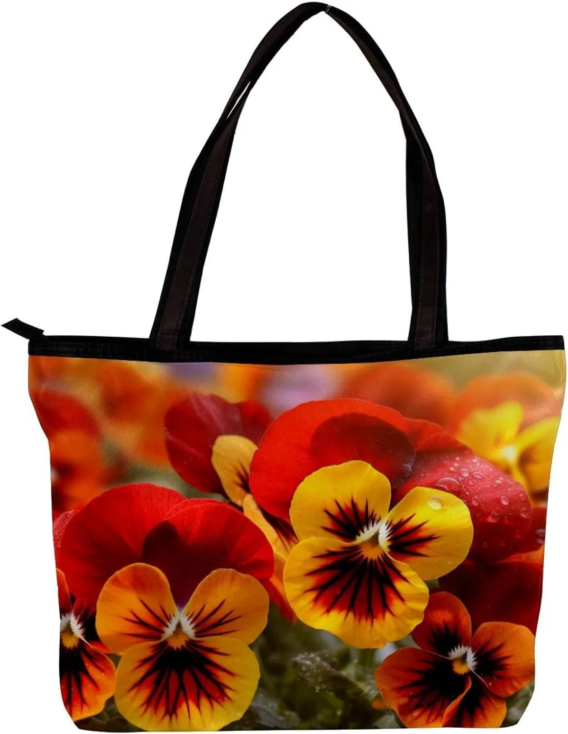 The Tote Bag For Women,Purses For Women,Handbags For Women,Butterfly Flowers Handbags
