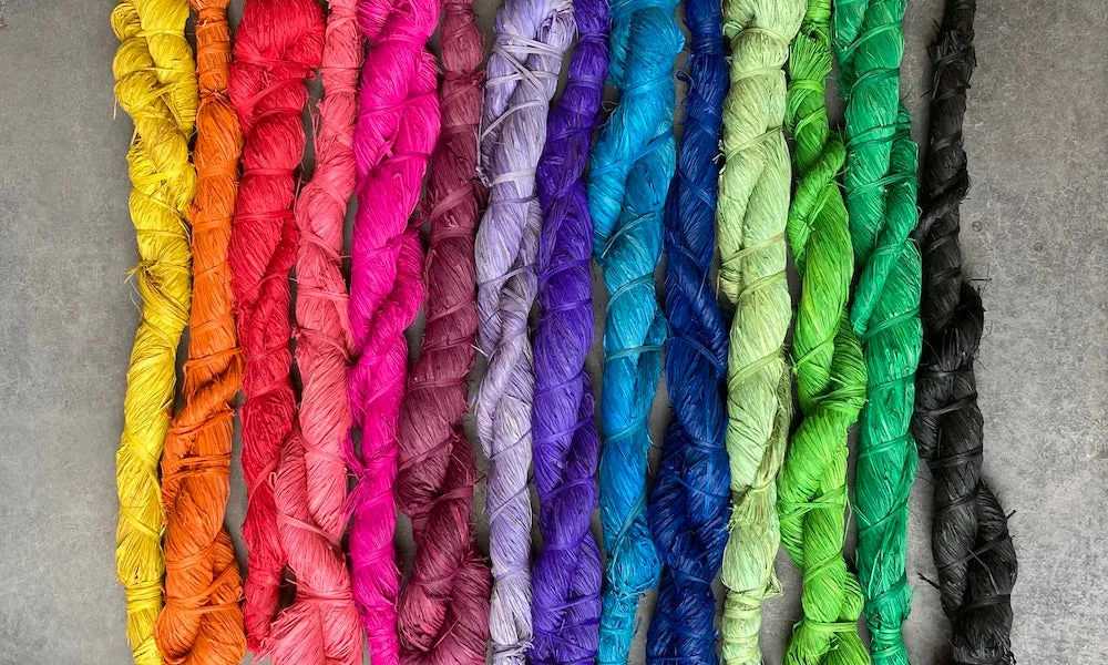 Tjanpi Raffia 250g Yellow