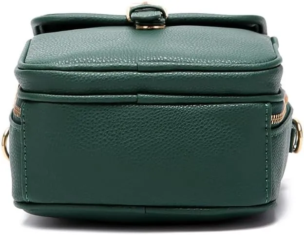 Tojoyride Crossbody Bag for Women Anti Theft Leather Mini Messenger Bag