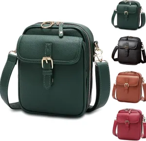 Tojoyride Crossbody Bag for Women Anti Theft Leather Mini Messenger Bag