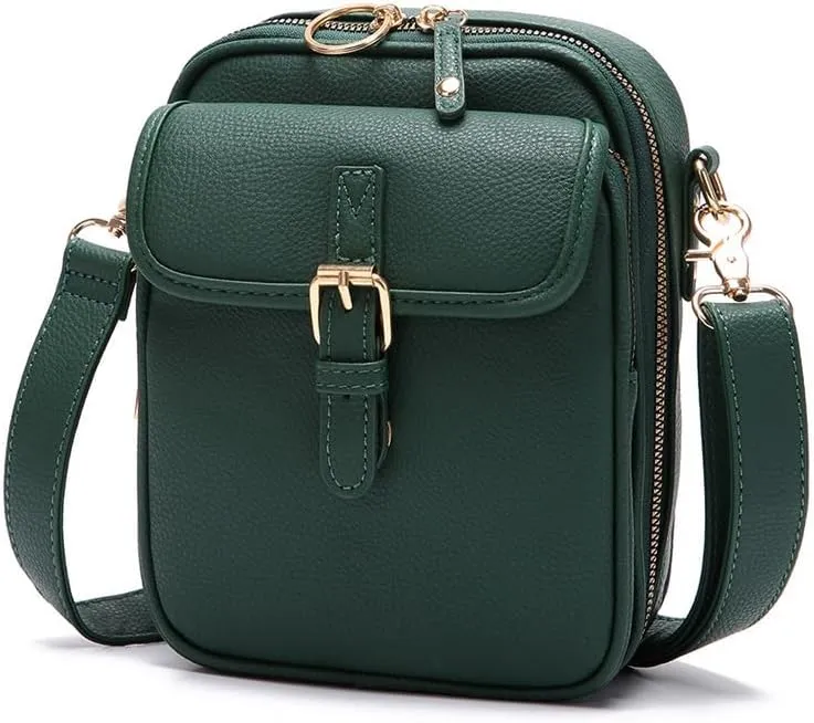 Tojoyride Crossbody Bag for Women Anti Theft Leather Mini Messenger Bag