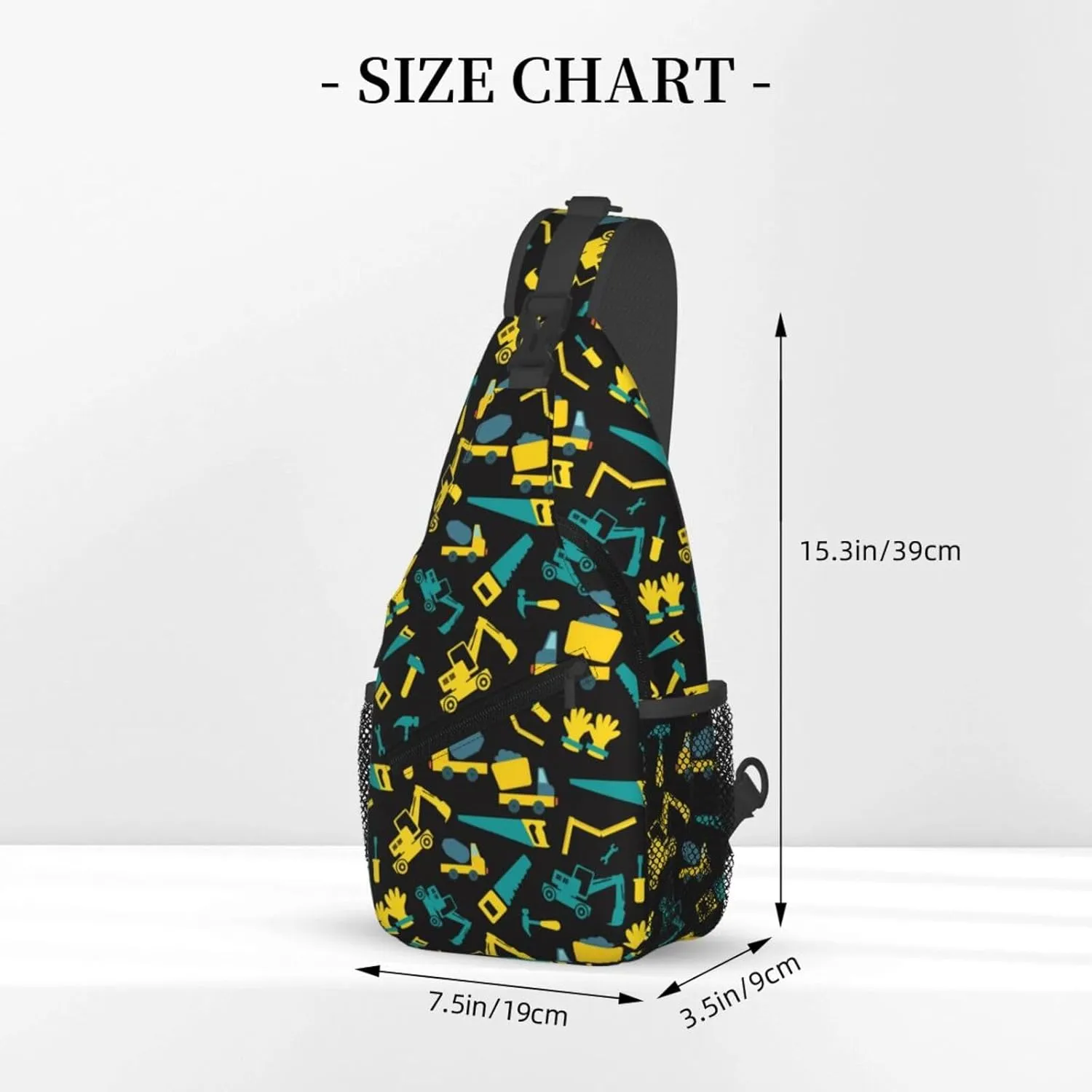 Topical Flowers Palm Leaves Crossbody Bag Adjustable Sling Bag Casual Chest Bags Travel Shoulder Backpack