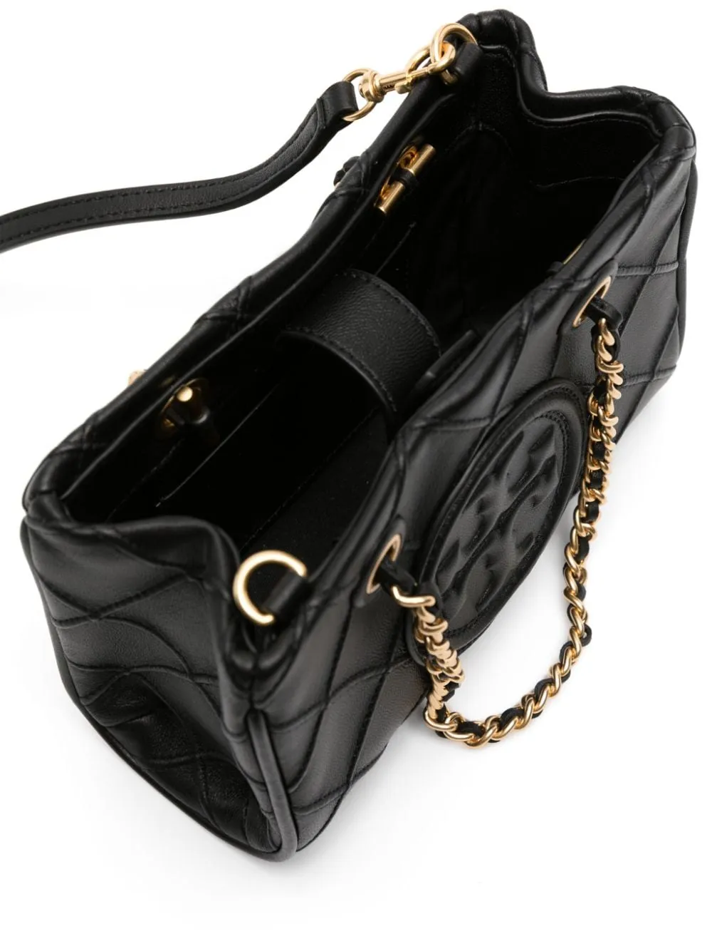 Tory Burch Fleming Soft Mini Leather Tote Bag