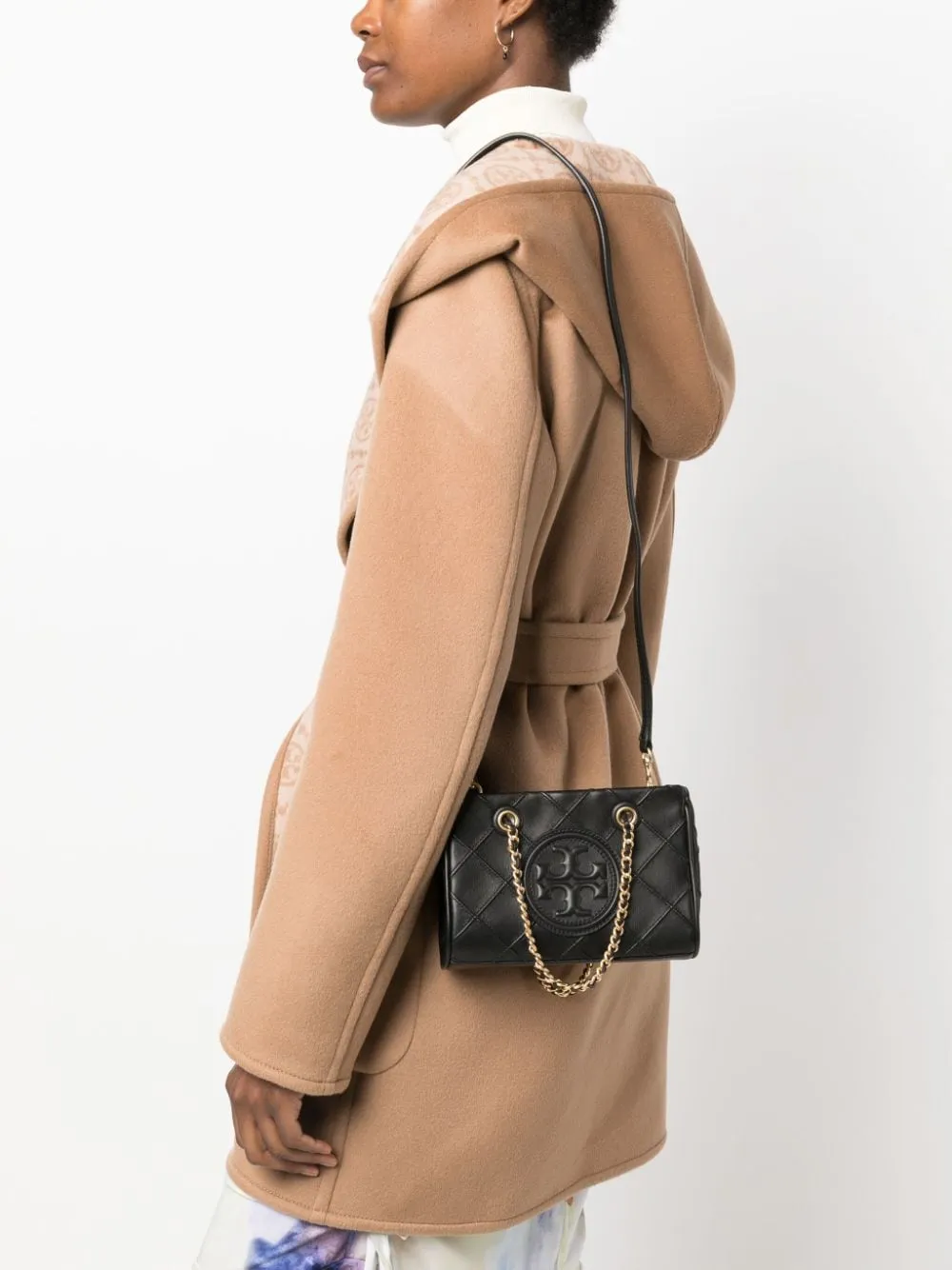 Tory Burch Fleming Soft Mini Leather Tote Bag