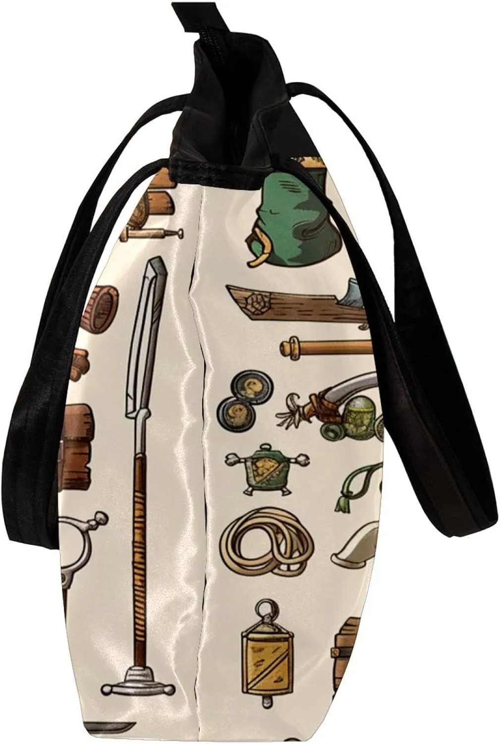 Tote Bag for Women, Large Tote Bag, Tote Bag with Zipper, Nautical Anchor Ocean Summer, Womens Tote Bag