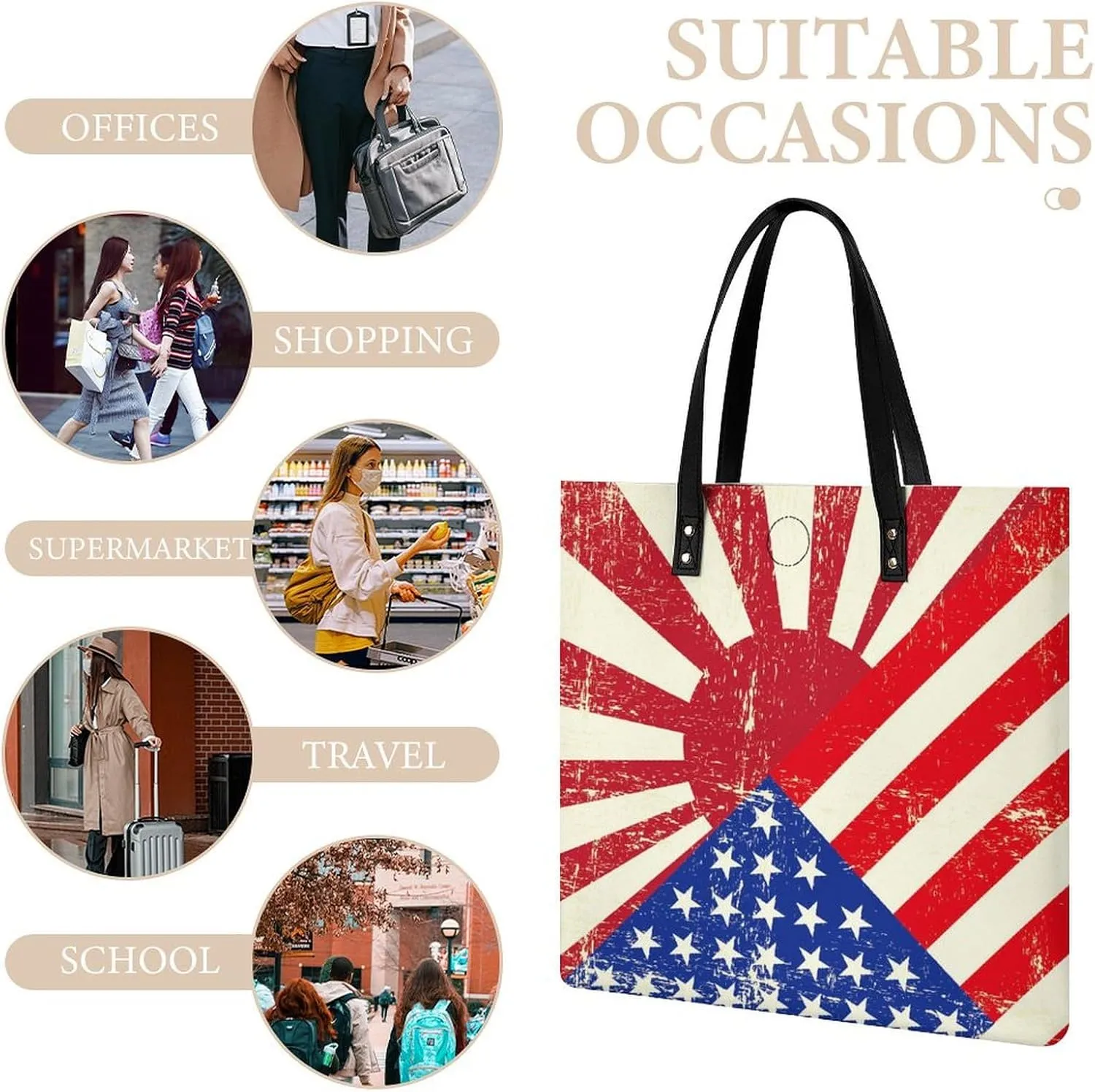 Tote Bag Women's Casual Shoulder Handbag