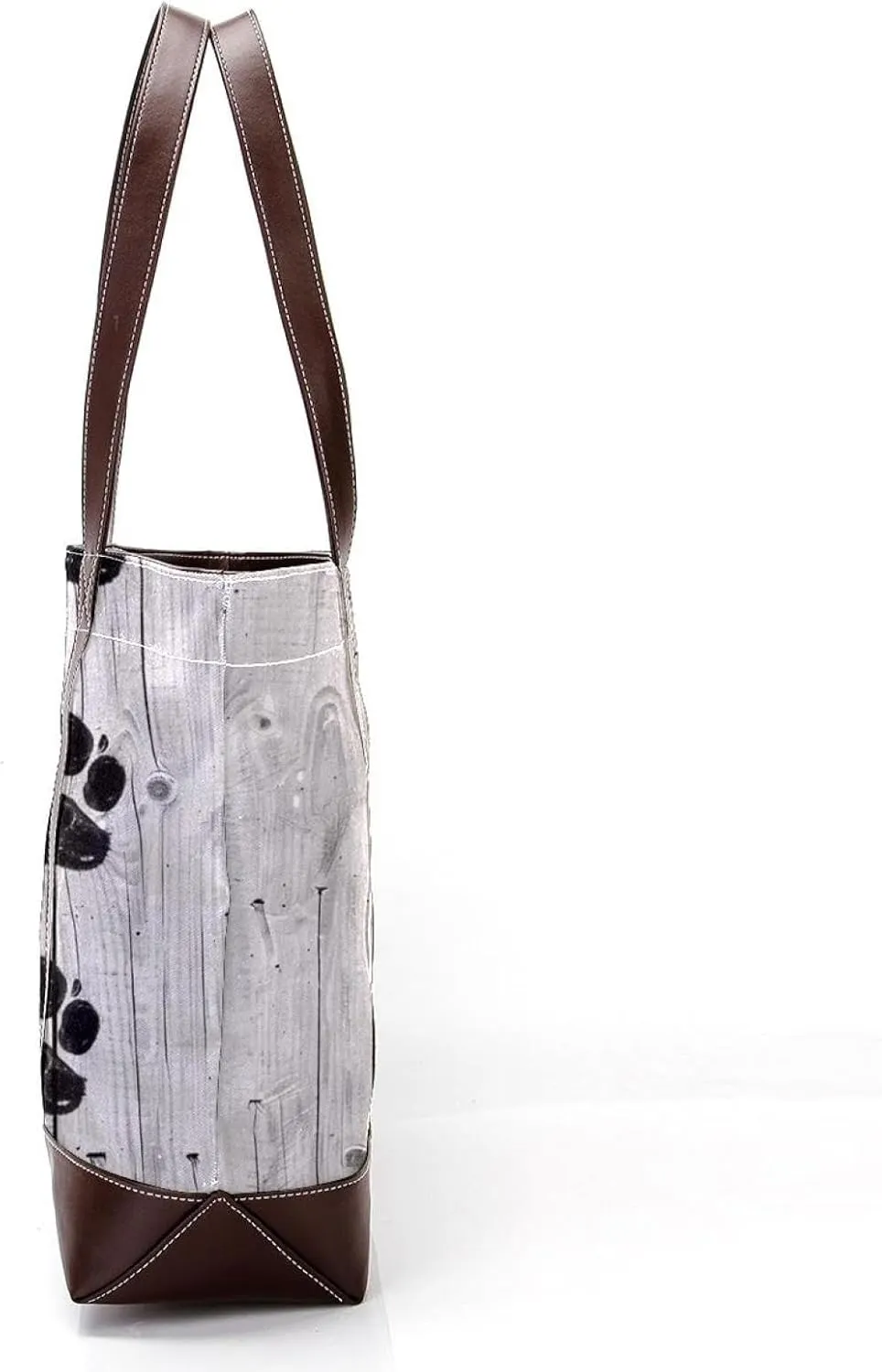 Tote Bags, Large Tote Bag, Women's Tote Handbags, Plank Paw Print Animal, Womens Tote Bags for Work