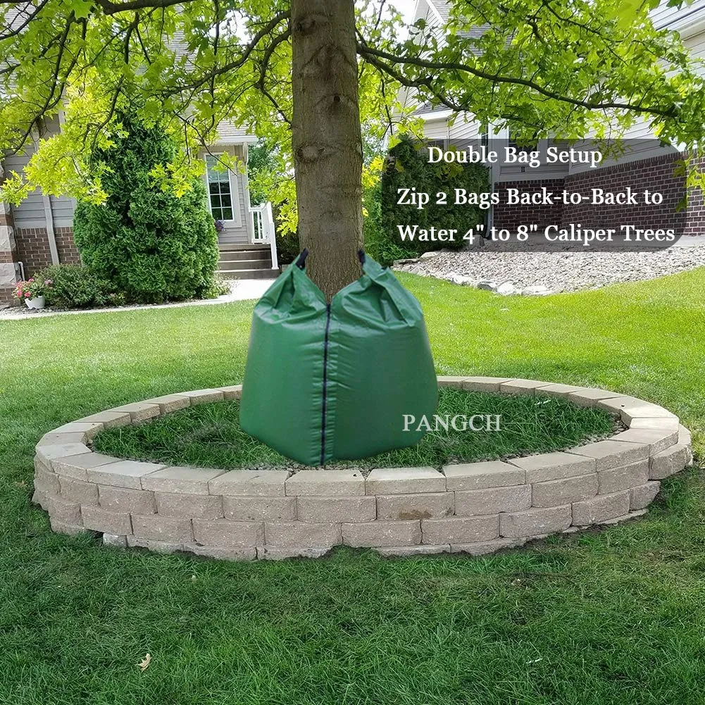 Tree Watering Bag, 20 Gallon Slow Release Tree Watering Bags-Drip Irrigation Bag for Newly Planted or Established Trees (5 Pack)