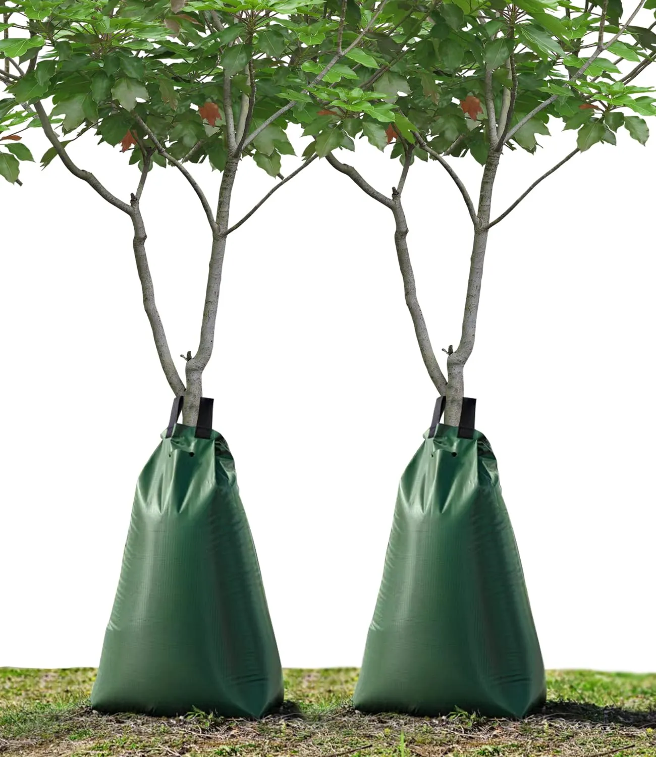 Tree Watering Bags, 20 Gallon Slow Release Watering Bag for Trees, Slow Release Drip Tree Irrigation System, Drip Irrigation Bag for Newly Planted or Established Trees (2 Pack)