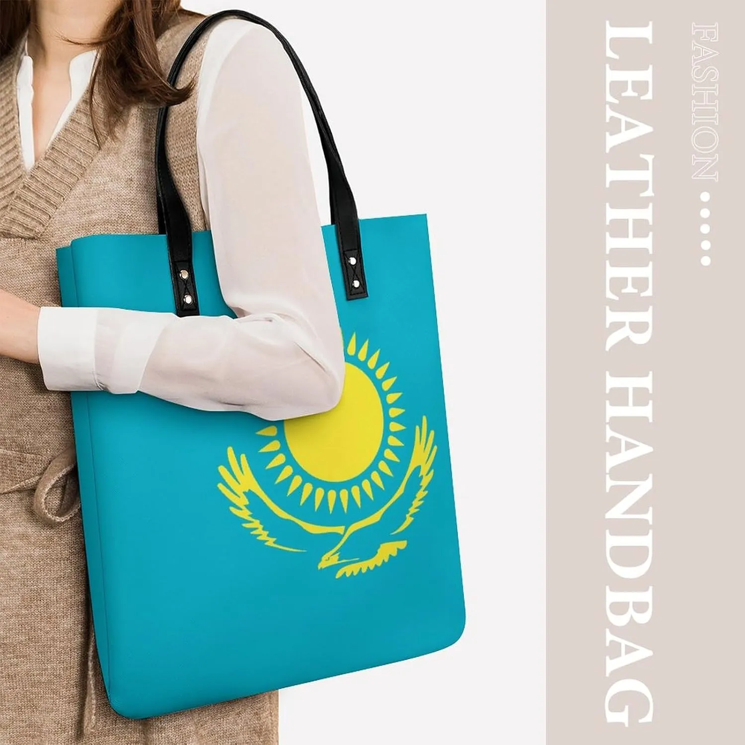 Trendy Cook Lslands Flag Women's Shoulder Bag Stylish Tote Handbag for Work and Travel Use