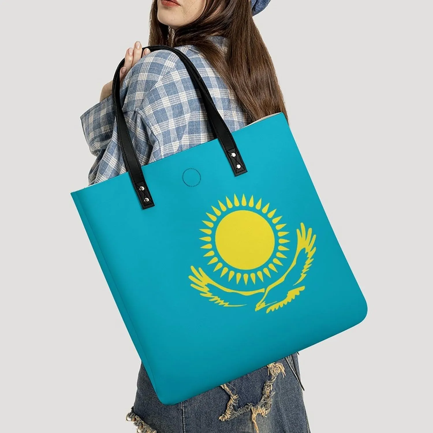 Trendy Cook Lslands Flag Women's Shoulder Bag Stylish Tote Handbag for Work and Travel Use