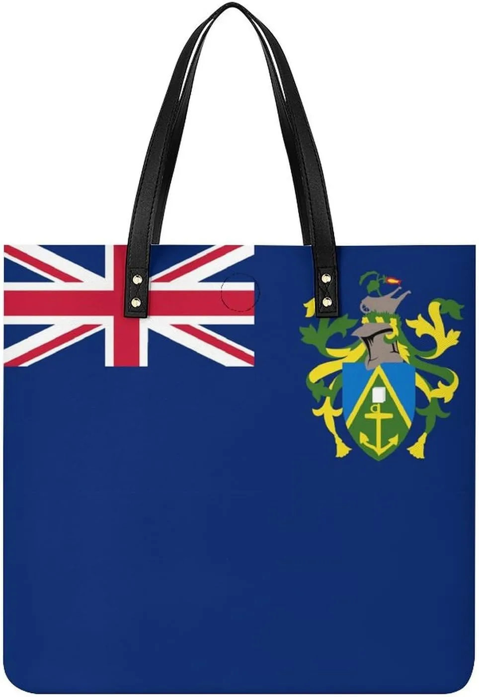 Trendy Pitcairn Lslands Flag Women's Tote Bag Spacious Handbag for Work Travel and Casual Outings