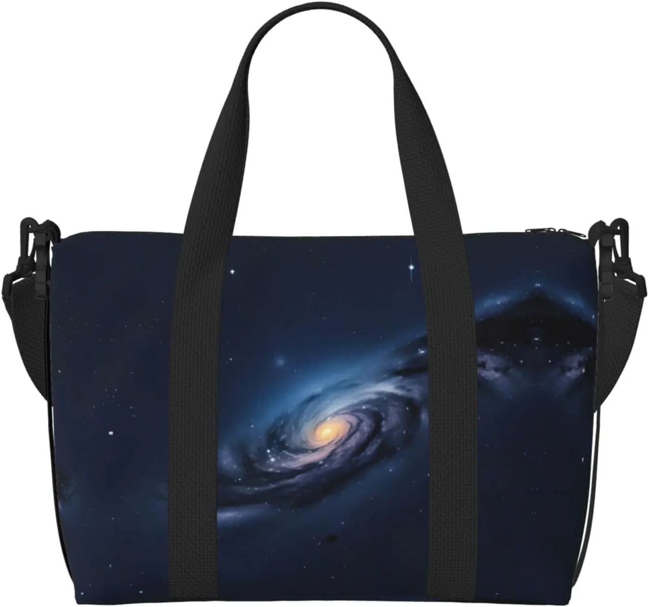 Universe Milky Way Galaxy print Travel Duffle Bag,Weekender Bags,Gym Duffel Bag,Luggage Duffle Overnight for Women Men