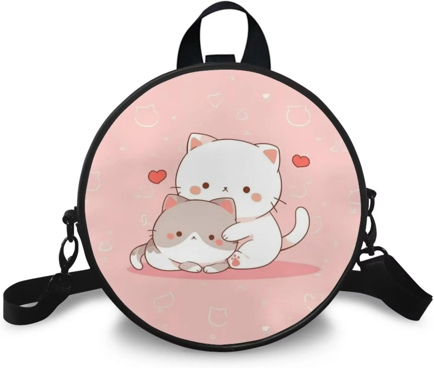 Upetstory Small Crossbody Round Purse for Women Teen Girls Shoulder Bag