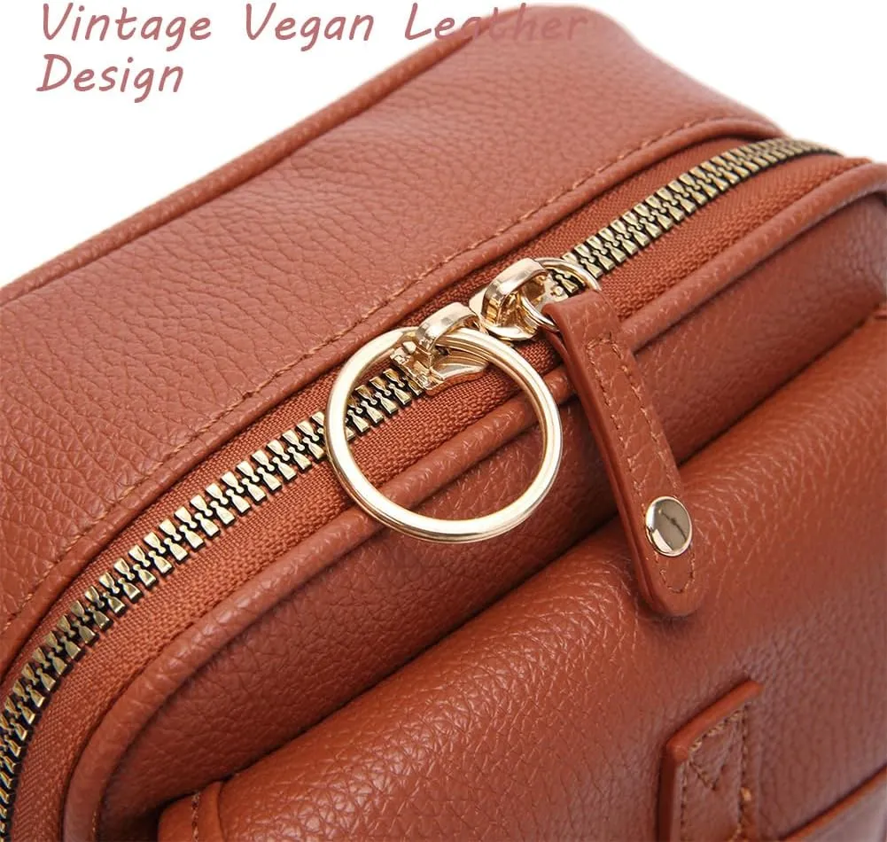 Urvashi Crossbody Leather Bag, Collaboraten1 Crossbody Leather Bag, Anti Theft Mini Crossbody Sling Bags for Women