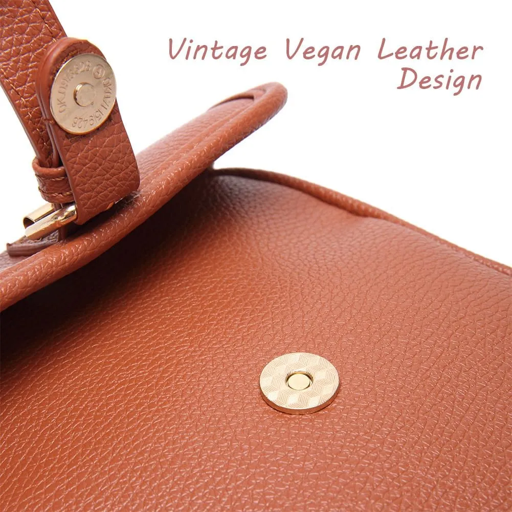 Urvashi Crossbody Leather Bag, Collaboraten1 Crossbody Leather Bag, Anti Theft Mini Crossbody Sling Bags for Women