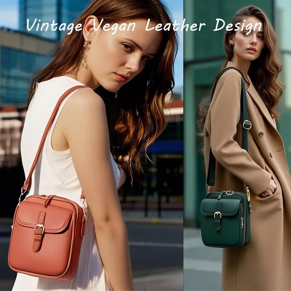 Urvashi Crossbody Leather Bag, Collaboraten1 Crossbody Leather Bag, Anti Theft Mini Crossbody Sling Bags for Women