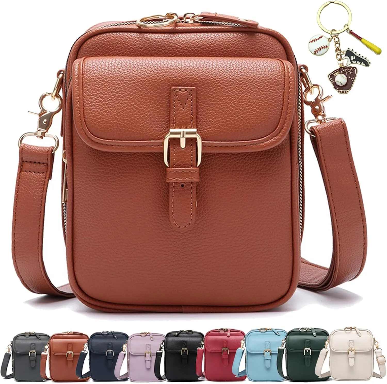 Urvashi Crossbody Leather Bag, Collaboraten1 Crossbody Leather Bag, Anti Theft Mini Crossbody Sling Bags for Women