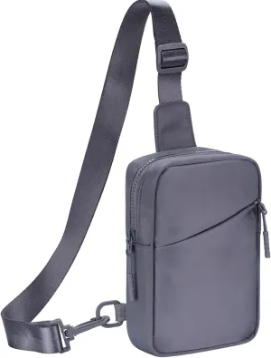 USHAKE Small Sling Bag for Women and Men, Water Resistant Crossbody Chest Bag Small Travel Bag for Casual, Travelling, Sport