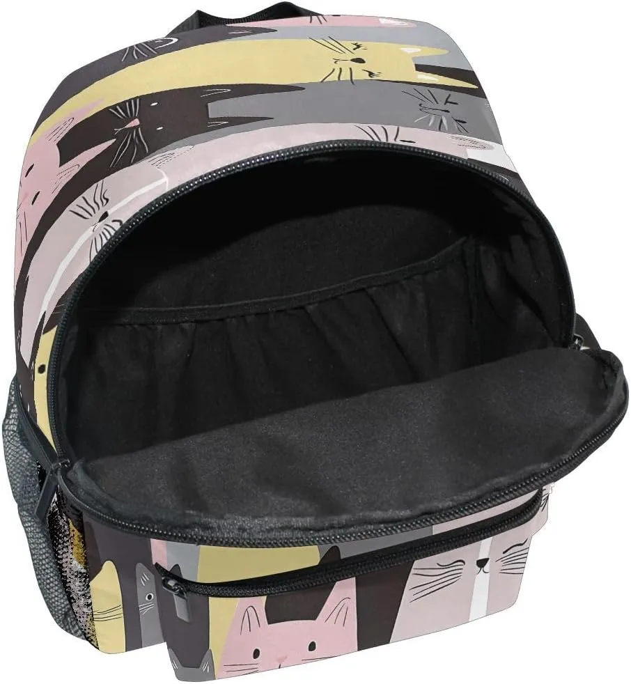 Various Cat Pattern Toddlers Backpack Kid's School Bag Preschool Nursery Travel Bag