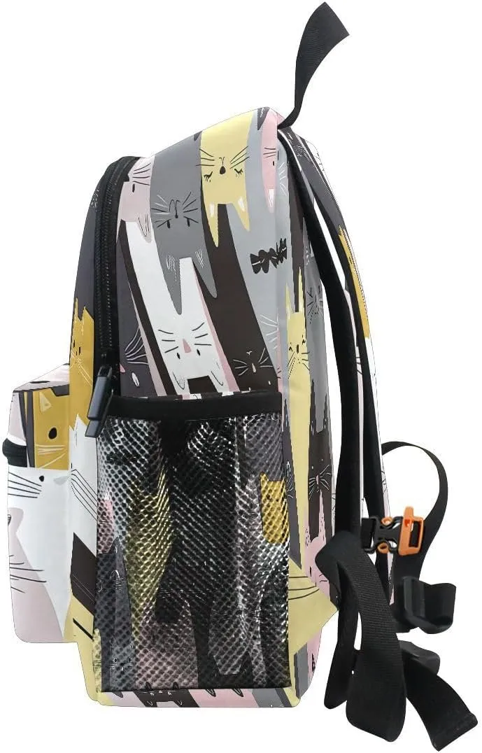 Various Cat Pattern Toddlers Backpack Kid's School Bag Preschool Nursery Travel Bag