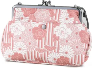 Vintage Kiss Lock Purses and Handbags Crossbody Bag/Made in Japan Japanese Bag Evening Clutch Buckle Purse Shoulder Bag