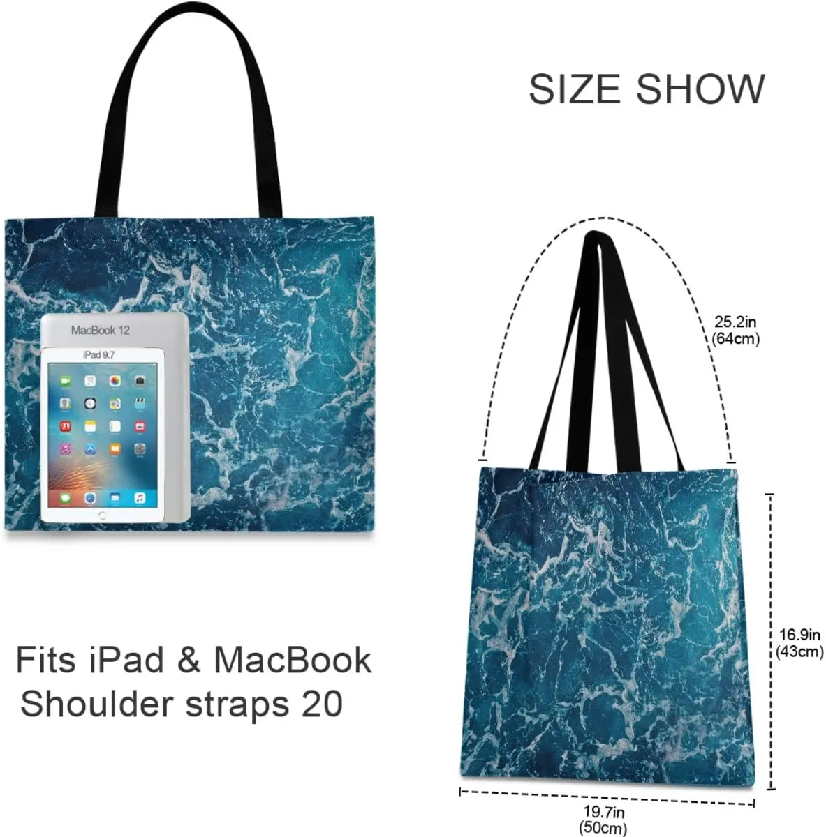 visesunny Women Fashion Handbags Tote Bag Shoulder Bag Top Handle Shopping Travel Bags