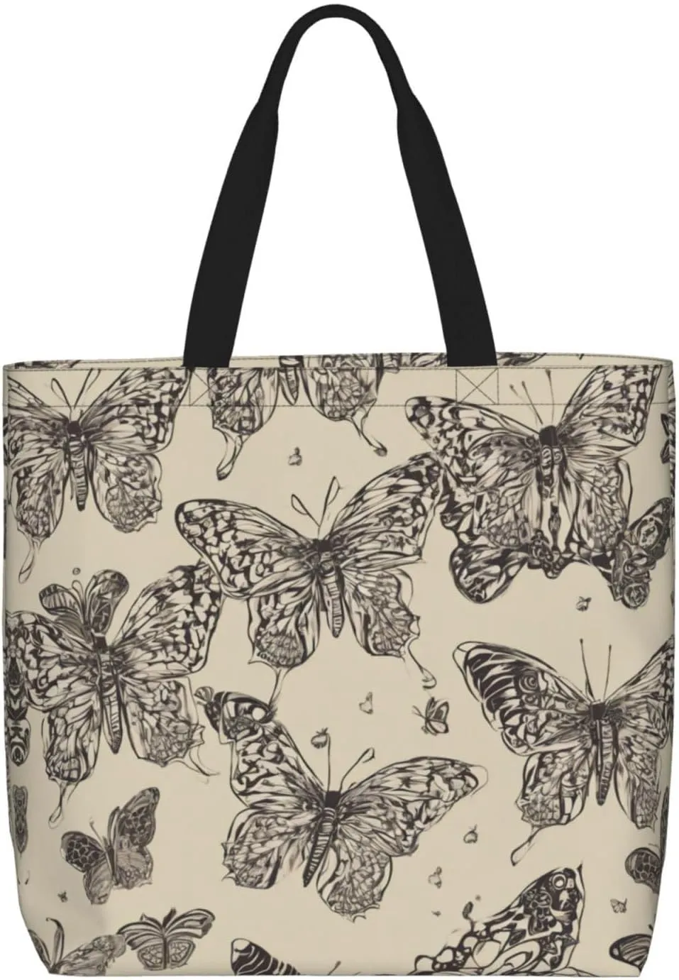 Volcano 3 Print Tote Bag Shoulde Bag Handbag Grocery Bags Reusable For Office Shopping Travel Casual Work Holiday