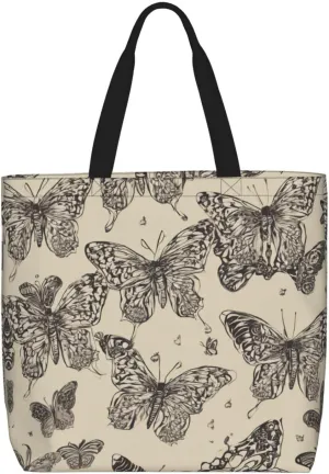 Volcano 3 Print Tote Bag Shoulde Bag Handbag Grocery Bags Reusable For Office Shopping Travel Casual Work Holiday