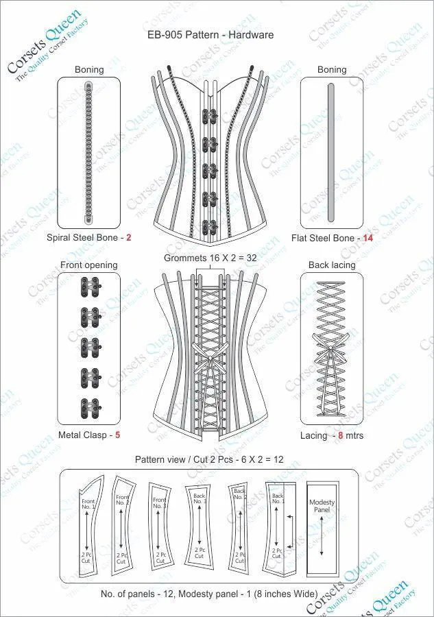 Walsh Longline Overbust Corset