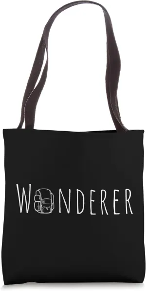 Wanderer Wonderer Outsider Adventure Exploration Print Tote Bag