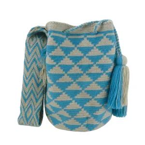 Wayuu bag large mochila wayuu pattern handmade bolso wayuu shoulder crossbody bag colombian gift (10)
