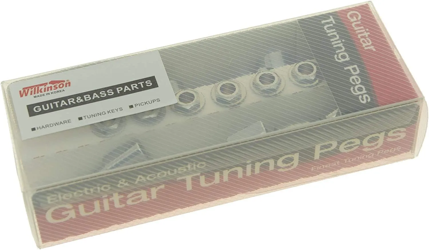 Wilkinson 6 Inline Chrome E-Z Post Guitar Tuners Tuning Keys for Strat Tele