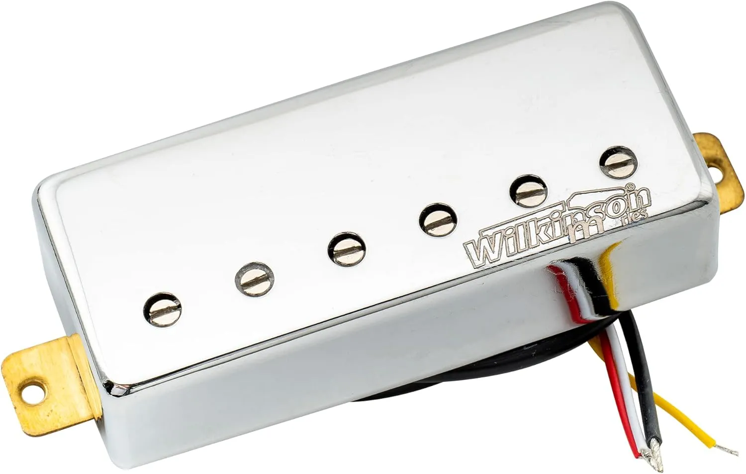 Wilkinson M Series Ceramic Mini Humbucker Electric Guitar Bridge Pickup for Les Paul/Fire-bird, Chrome