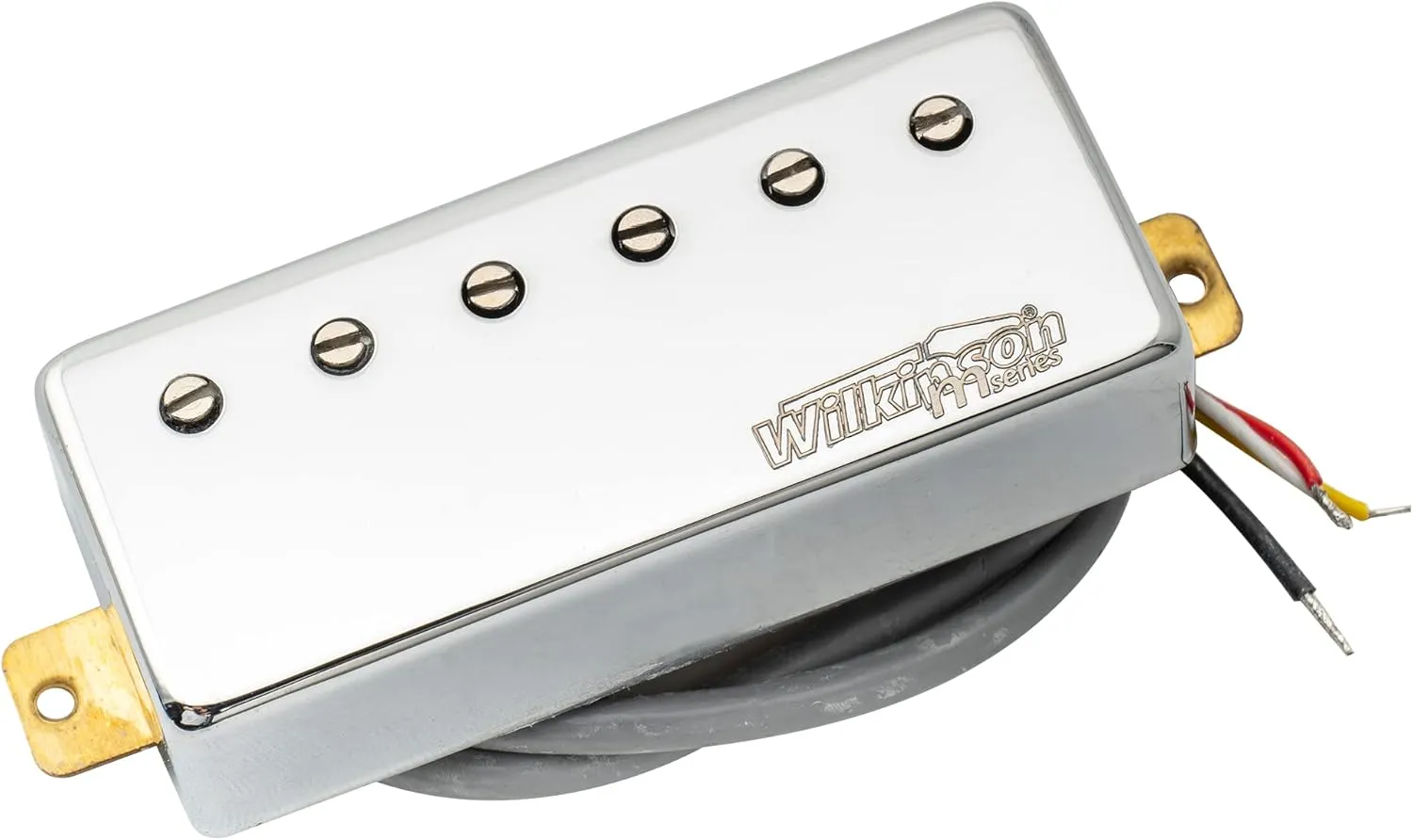 Wilkinson M Series Ceramic Mini Humbucker Electric Guitar Neck Pickup for Les Paul/Fire-bird, Chrome